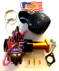 Best Slide Carburetor for a Predator 212cc 224cc Full 24mm Kit w/Filter 24hrShip