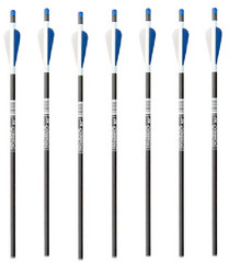 Lot of 7 Carbon Express Wolverine 20″ Crossbow Bolts 4 Fusion Vanes New No Tips