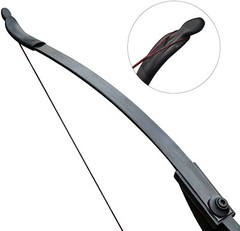 57 in Ambidextrous Takedown Recurve Bow 12Pcs Arrows Set Archery Right Left Hand