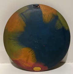 Vibram Disc Golf Trak 170g Medium Splatter Multi Color! Used, No Ink RARE OOP!