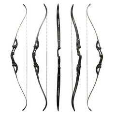 62″ Recurve American Hunting Bow 25-60lbs Gordon Limbs F-Interface Takedown RH