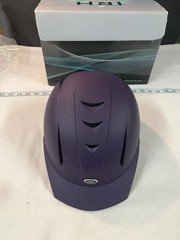 IRH Size Medium/Large Equi-Pro Matte Purple Riding Helmet NIB