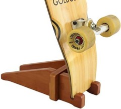 COR Surf Skateboard Floor Stand | Premium Bamboo Skateboard Display Holder | …
