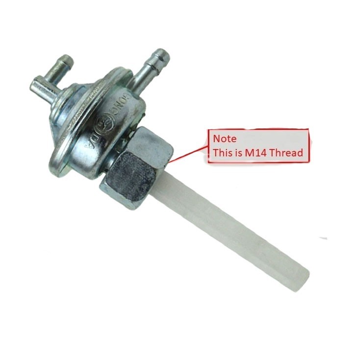 Eton 750128 Vacuum Fuel Valve M14 X 1.0 threads E-ton Beamer I Beamer II Matrix