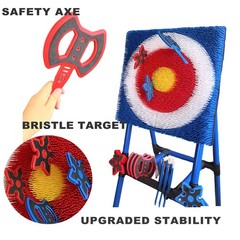 Axe Throwing Target Game Set Indoor Outdoor Kids Family Toss Toys Ninja Stars