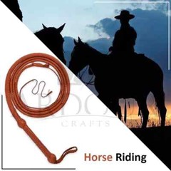 Cow Hide Leather Bullwhip 04 TO 10 Feet Long 12 Plaits Heavy Duty Whips