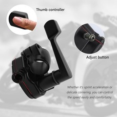 7/8 Inch Thumb Throttle Kit with Cable, Universal ATV Dirt Bike Throttle, 50-250
