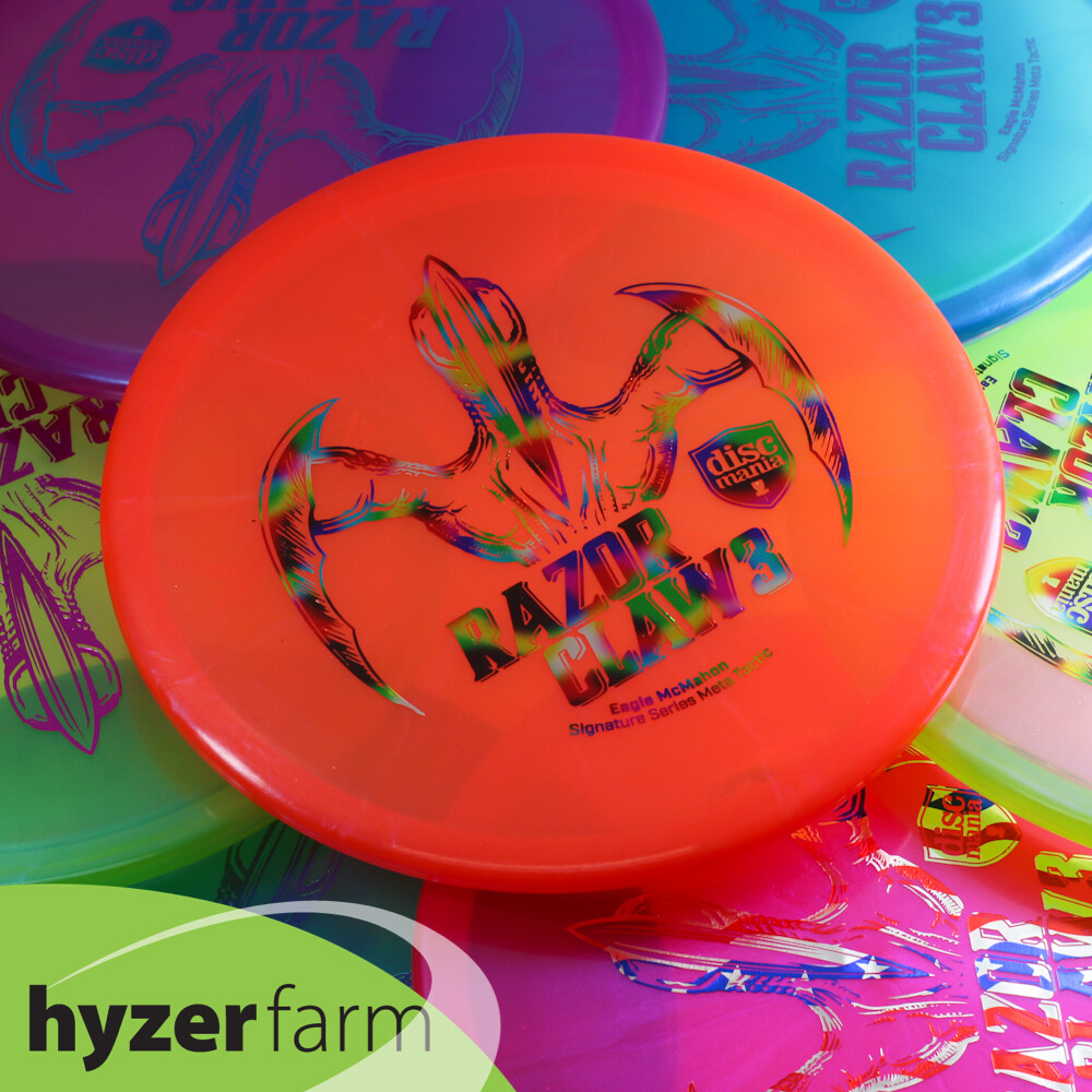 Discmania EAGLE MCMAHON RAZOR CLAW 3 META TACTIC *pick color/weight* Hyzer Farm