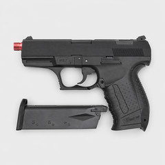 AirGrix WE-Tech P99 Semi Auto CO2 Blowback Airsoft — 320–350 FPS — 24rd Mag
