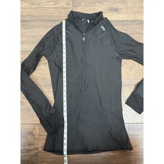 De Soto Triathlon Cycling Jersey Adult womens Large Black Long Sleeve 1/2 Zip