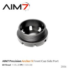 Aim7 ALPHACLOAK Brake Billet Steel Black 1.125X28 (1-1/8X28 TPI)