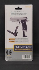 Sig Sauer X-Five ASP Magazine 2 Pack .177 Caliber 20 Rounds AMPC-177-20X