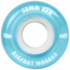 Bigfoot Skateboard Wheels 53mm 83A Soft Cruiser Filmer Wheels Blue (Set of 4)