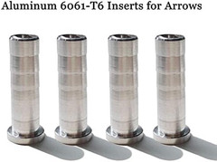 12 Pack Archery Arrow Aluminum Inserts for ID 6.0Mm / 6.2Mm / 7.6Mm Carbon Arrow