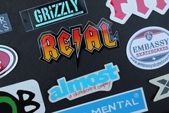 Flip Real Almost Grizzly Alien Workshop Mob Skateboarding STICKERS – Lot of 11