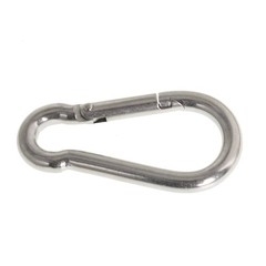 6 Pack Snap Hook 304 Stainless Steel Carabiner Clip For Ropes Fishing Chains