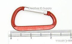 RED 2.25″ ALUMINUM D SHAPE CARABINER BELT CLIP HOOK WHOLESALE LOT 12-100 PCS