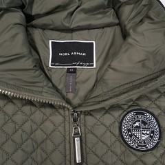 NOEL ASMAR Women’s XS Green Quilted Full Zip Spruce Meadows Equestrian Jacket
