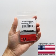 O-Ring 1/4 Inch Tightening Washers for Archery Arrow Broadhead Tips (100 Pack)