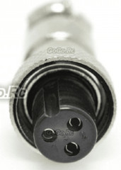 USA FAST Rare 3-pin 9mm ~3/8″ hoverboard charger female connector plug end