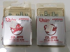 Vintage Daisy Quick Silver CO2 Jetts 12g Cartridges 2 Packs 9 Total NOS