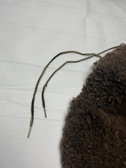 Vintage 100% Wool On Merino Western Sheepskin Saddle Seat Cover Cowboy