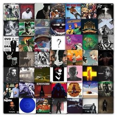 28Pcs Random Album Cover Music Rapper Band Poster Room Wall Collage Kit Stickers