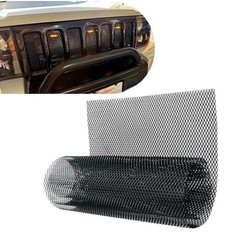 40″x13″ Universal Car Grill Mesh, Aluminum Alloy Automotive Grille Insert