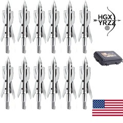 30″ Archery Carbon Arrows Arrowhead Turkey Feather Compound Recurve Bow Quiver