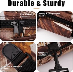 Lightweight Compound Bow Case with Camo Design & Adjustable Straps – 44in