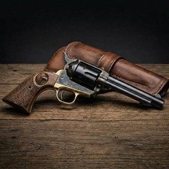 Heritage Arms Rough Rider Grips in Walnut with Scales and Carved American Eagle