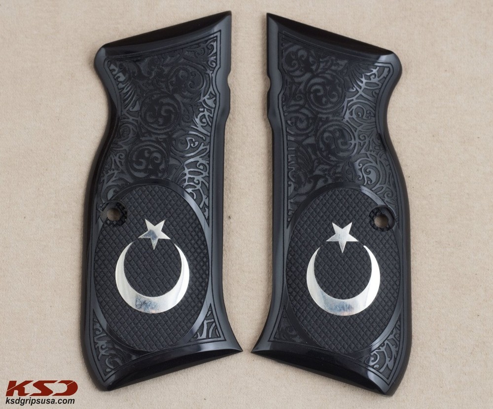 SAR ARMS P8L / P8S / K11 Compatible Black Acrylic Grip Framed