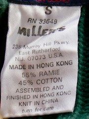 Distressed United States Equestrian Team Sweater Miller’s Size S Vintage 1990s