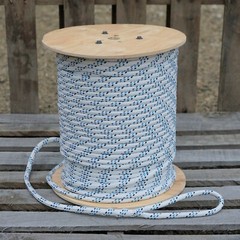 Strongest Double Braid Polyester Cable Wire Pull Pulling Rope W/ 6″ Spliced Eyes