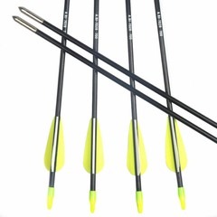 12Pcs 28″ Fiberglass Archery Arrows Spine 700 OD 7mm For Recurve & Compound Bows