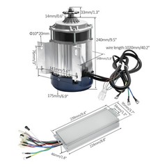 Brushless 48V 1000W Motor 32A Controller kit Electric Bike Go kart Scooter ATV