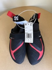 New Men Adidas Five Ten Aleon Rock Climbing Shoes Black/Red Sz 41.5 9US