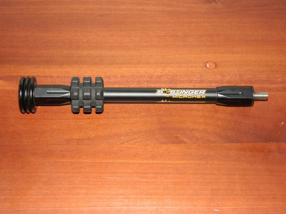 Bee Stinger MicroHex 8″ Stabilizer in Matte Black- B Stinger