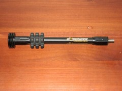Bee Stinger MicroHex 8″ Stabilizer in Matte Black- B Stinger