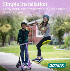 Gotrax GKS Electric Scooter for Kid, 6″ Solid Wheels, Max 4 Miles and 7.5 Mph