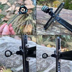 Archery Recurve Bow Scope Sight 0.019″ Optical Fiber Bow Target Shooting Hunting