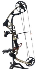 Mathews Mission Craze II RH Compound Bow w/ Dead Nuts 3, 4-Pin Fiber Optic Sight