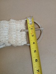 Vintage Pony Saddle Cinch 24” Cotton Rope Western Girth Ring Ends