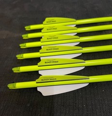 Black Eagle Talon .350 .003 Yellow Fletched 2.5″ Fusion Vanes Super Sorted NEW
