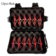 24pcs 3 Fixed Blade Archery Hunting Broadheads 125 Grain with Case Arrow Head