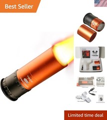 40mm Airsoft Tracer Unit – Reusable Aluminum Shell with RGB Flame Simulation