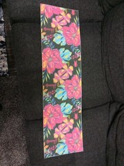 «Grizzly» Flower graphic Skateboard Deck Grip Tape