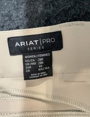 ariat tan pro breeches 28r