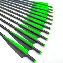 Hunting 20 inch Carbon Crossbow Bolts Crossbow Arrows +/or 100 Grain Broadheads