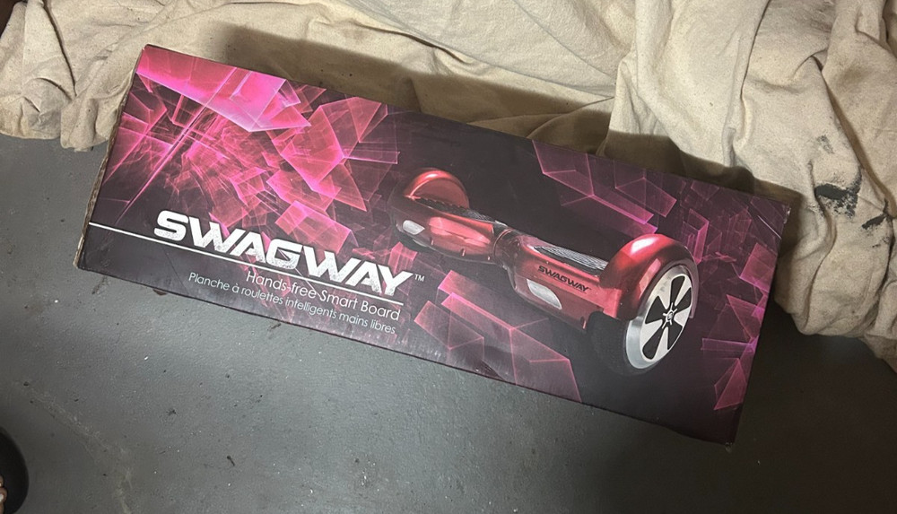 SWAGWAY HOVERBOARD RED Self‑Balancing Scooter (NEVER OPENED)
